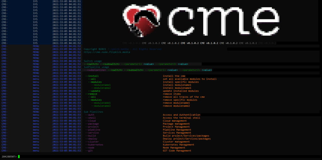 The CME Running inside a WSL Instance on Window 10